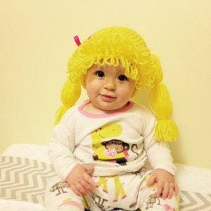 Cabbage Patch WIG ONLY, Cabbage Patch Kid Wig, Baby costume, Costumes for kids, Toddler costume, Infant halloween costume, Baby Wig, kid wig image 5