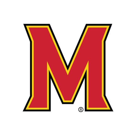University of Maryland Logo Vector SVG Image Print Instant | Etsy