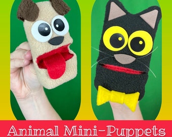 Animal Chippers - Dog and Cat - Novelty Puppets!