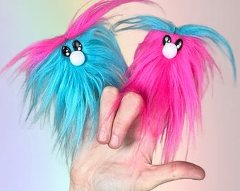 Waggle Finger Puppets - Furry Monsters