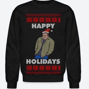 Funny Kevin Meme Happy Holidays Sweatshirt Design - Perfect for Ugly Christmas Parties