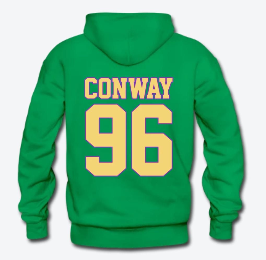 Charlie Conway #96 Ducks Jersey Hoodie | centenariocat.upeu.edu.pe