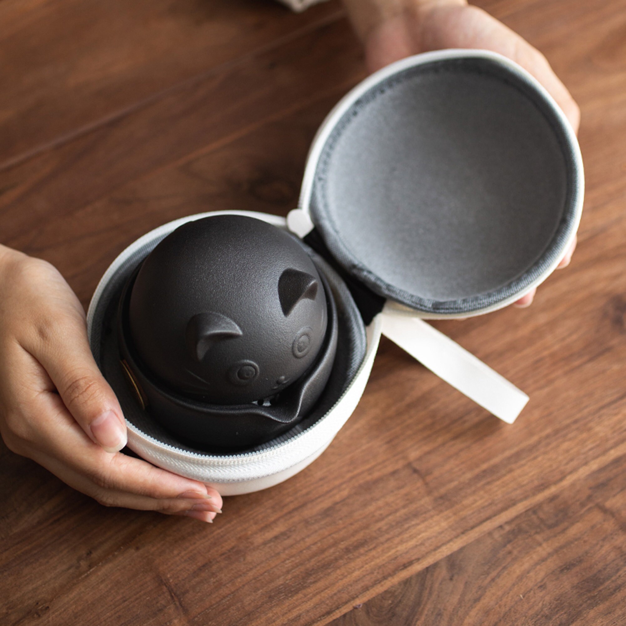 Ceramic Black Cat Tea Set Black Cat Ornament Japanese Etsy