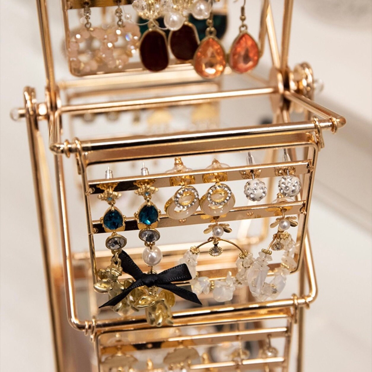 Ferris Wheel Jewelry Display Holder Metal Jewelry Stand Etsy