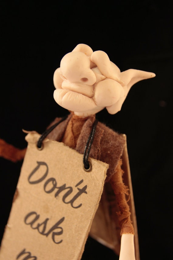 Protest Imp Fantasy Faerie Magical Figure Gift Troll Etsy