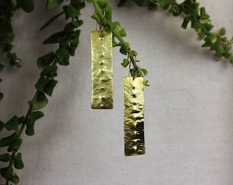 Stamped Totem Earrings