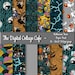 Halloween Seamless Digital Paper Pack, Halloween Digital Paper Pattern, Halloween Scrapbook Paper - DPP109 - 12-12x12in 300ppiJPEG 