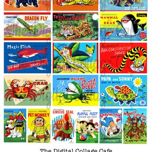 Vintage Wind Up and Mechanical Toys Digital Collage Sheet - TT - 008 - Instant  Download