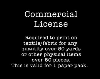 5 Commercial License Combo Pack - Commercial License for 5 Paper Packs