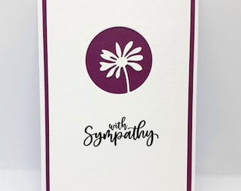 Handmade Sympathy Card Condolences Comforting Card Support | Etsy