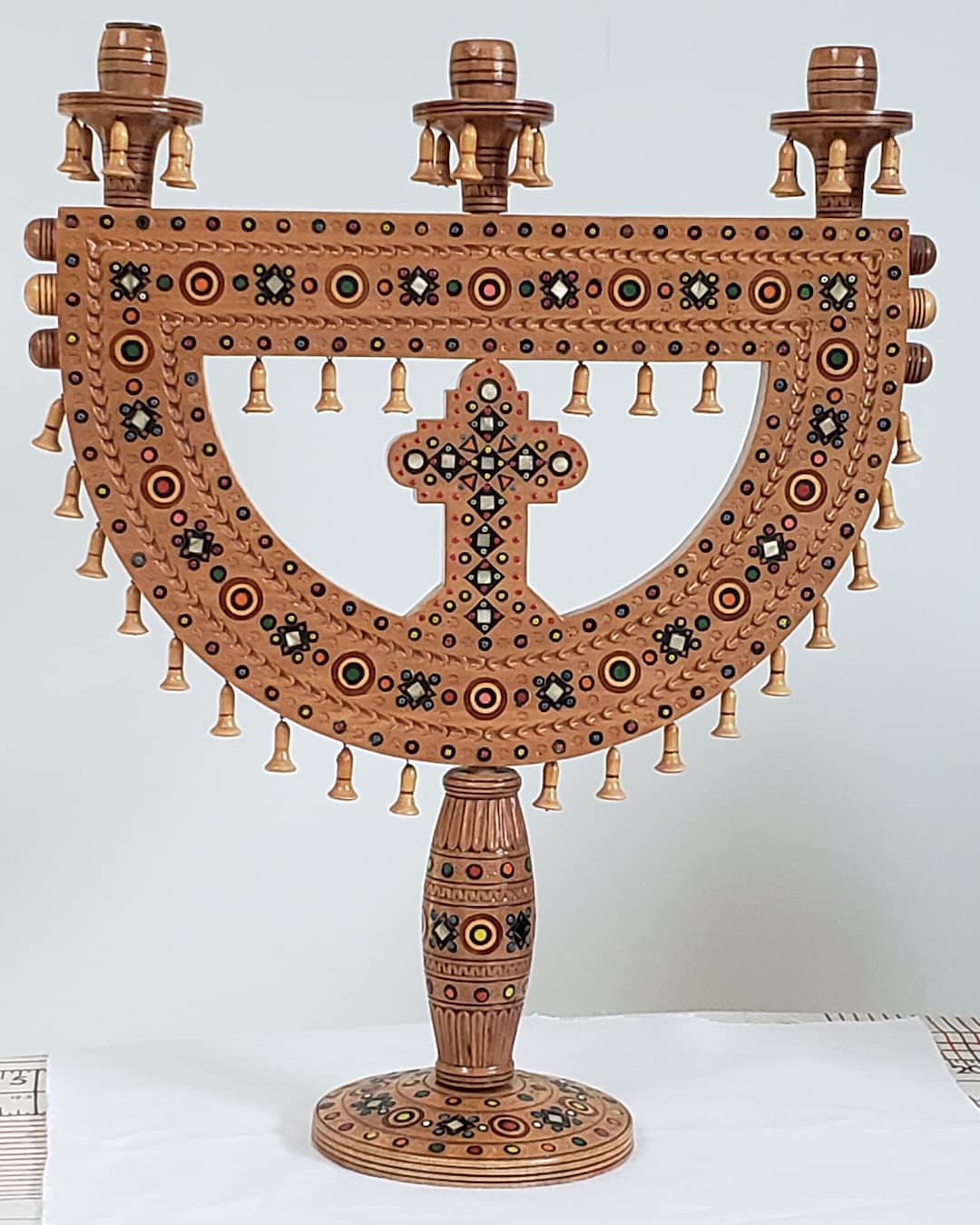 Ukrainian Hutsul 3candle Candelabra trijtsia Etsy