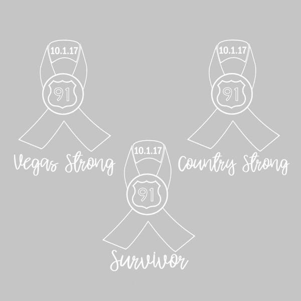 Route 91 Car Decal | Country Strong | Vegas Strong | Support Victims Fund | Car Decal | Las Vegas | Country Music is Healing | Sticker