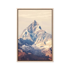 Himalaya Mountains Portrait, Canvas Art Print, Mountains, Nature, Paper Print
