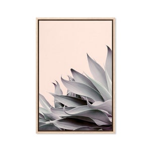 Summer Aloe Cactus, Flower, Plant, Pink, Desert, Botanical, Canvas Art Print, Paper Print, South West Decor, Mexican Wall Art, Poster