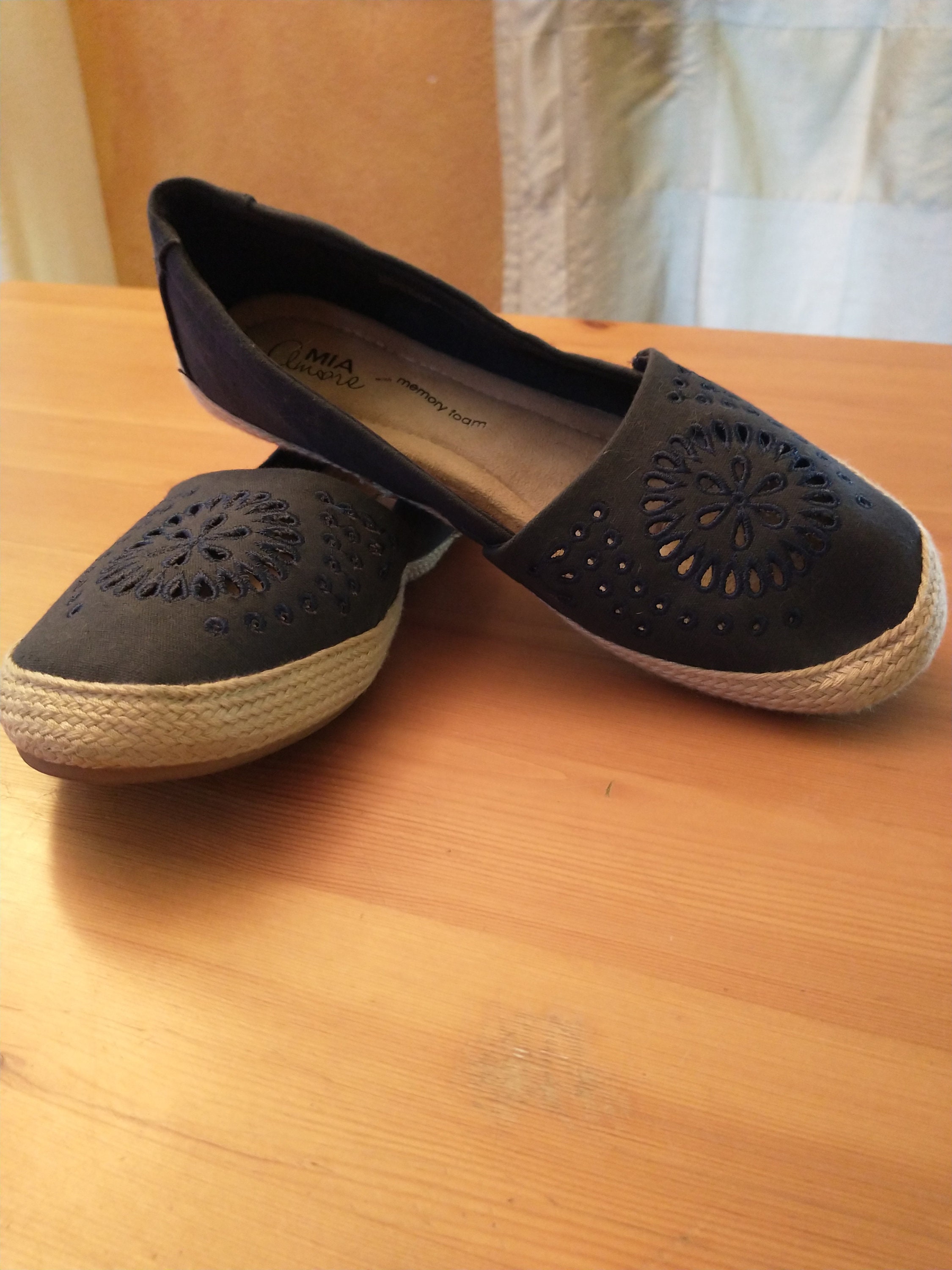 espadrille slip ons