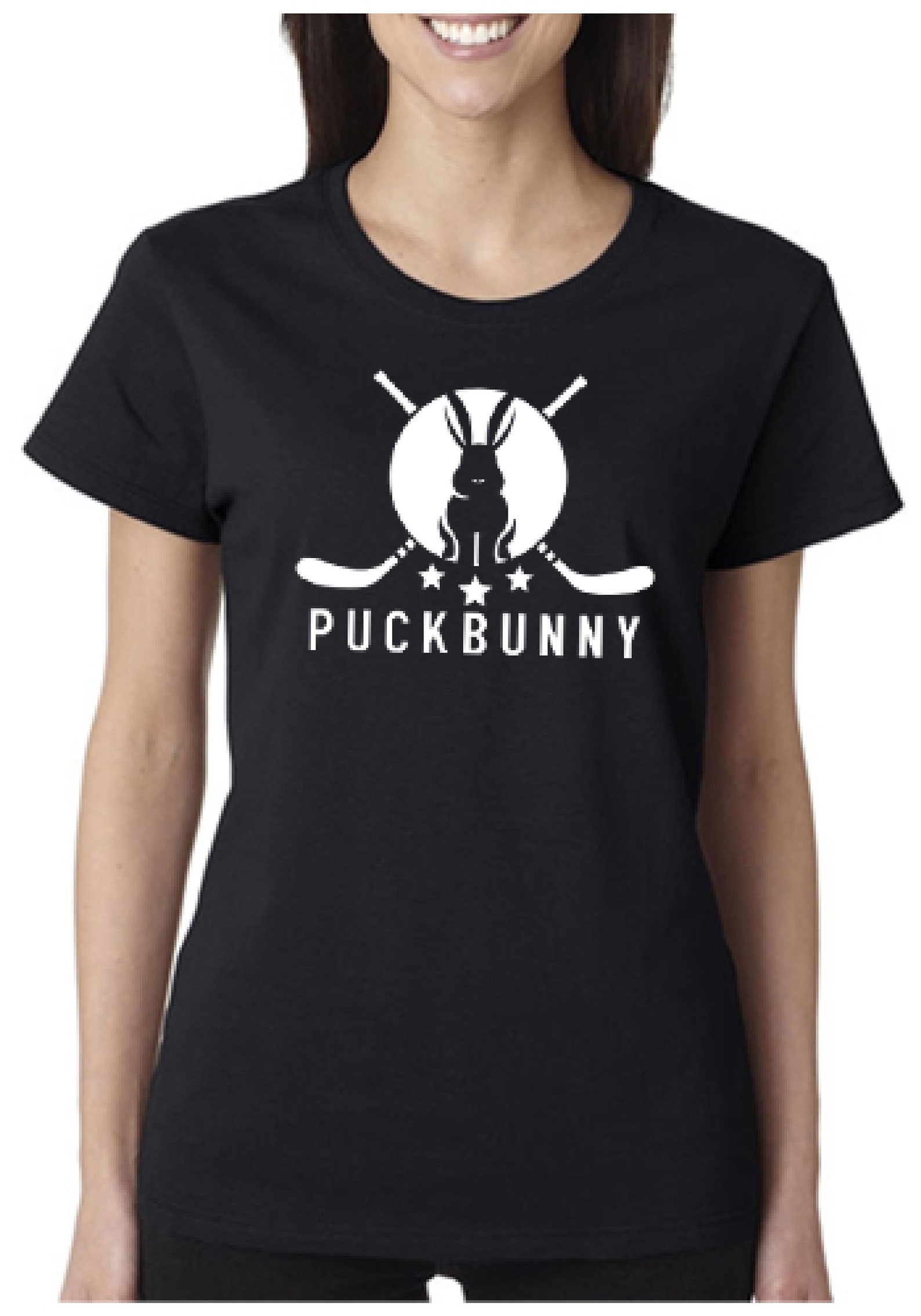 Puck Bunny Hockey Shirt Etsy