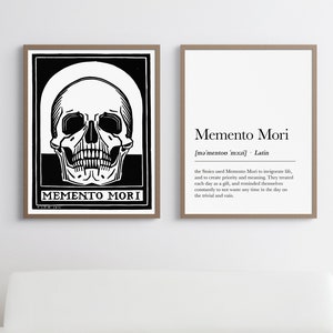 Memento Mori Stoic Definition Print, Stoicist Definition, Stoic Poster, Remember You Die Definition, Stoic Decor, Stoic Minimalist Print