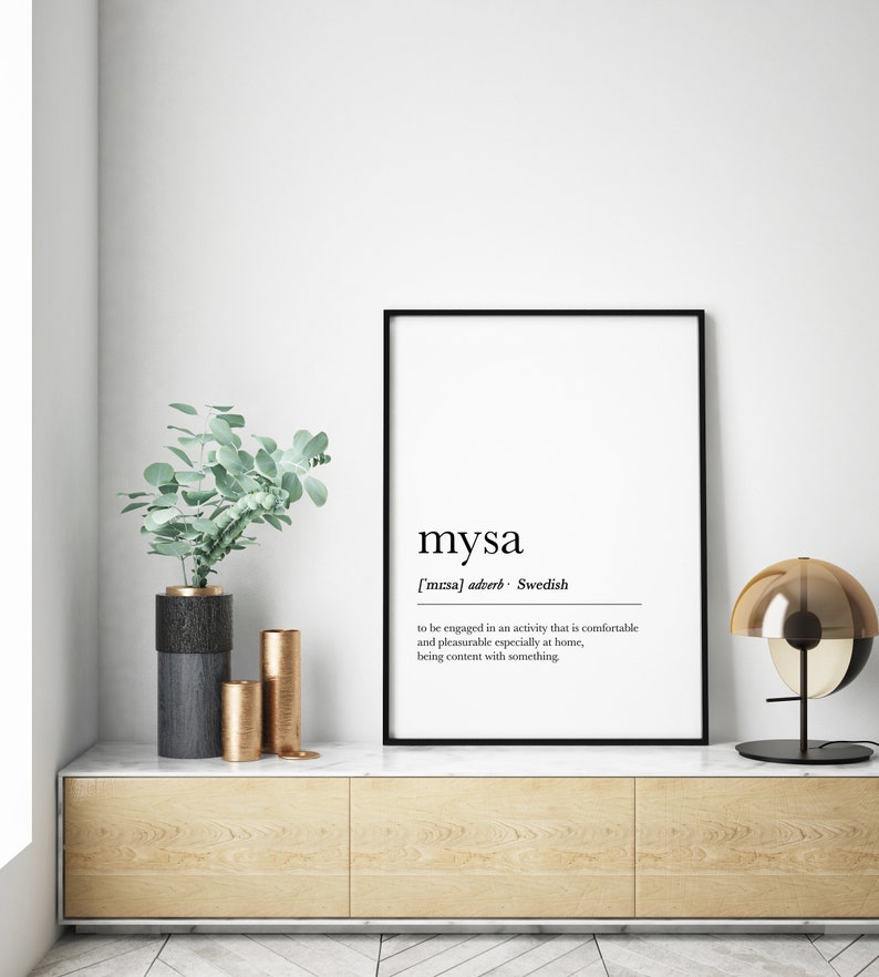 Fika, Hygge, Lagom, Sisu, Koselig, Mysa Definition set of 6, Nordic Definition, Scandinavian Definition, Nordic Decor, Swedish Decor, image 8