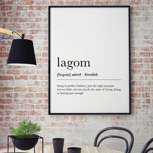 Fika, Hygge, Lagom, Sisu, Koselig, Mysa Definition set of 6, Nordic Definition, Scandinavian Definition, Nordic Decor, Swedish Decor, image 5