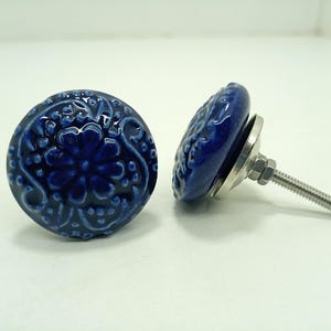手描きのセラミックノブ、装飾キャビネット金具 Style 10