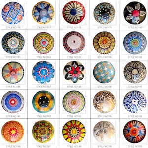 Handmade Blue Ceramic Knobs, Cabinet & Drawer Hardware