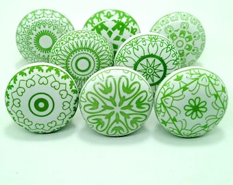Ceramic Knobs Kitchen Cabinet Drawer Knobs Hardware Knobs Handmade Knobs Cabinet Knobs Ceramic Door Knobs