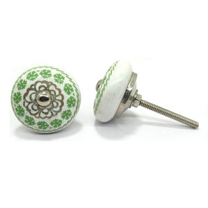 Black and Brown Flat Ceramic Knobs Kitchen Cabinet Drawer Knobs Cabinet Knobs Cupboard Knobs Drawer Pulls Ceramic Door Knobs