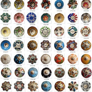 Ceramic Knobs Drawer Pulls Cabinet Knobs