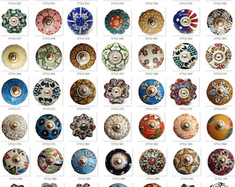 Ceramic Knobs Drawer Pulls Cabinet Knobs