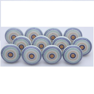 Veelkleurige keramische knoppen, decoratief meubelbeslag Style 01