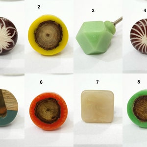 Resin Knobs Kitchen Cabinet Drawer Knobs Decorative Knobs Cupboard Knobs Drawer Handles Door Knobs Hardware Knobs