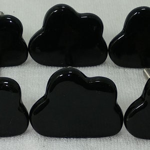 Black Cloud Design Ceramic Knobs Handpainted Ceramic Door Knobs Kitchen Cabinet Knobs Drawer Knobs Cupboard Knobs Hardware Knobs