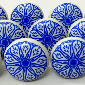 Veelkleurige keramische knoppen, decoratief meubelbeslag Style 03