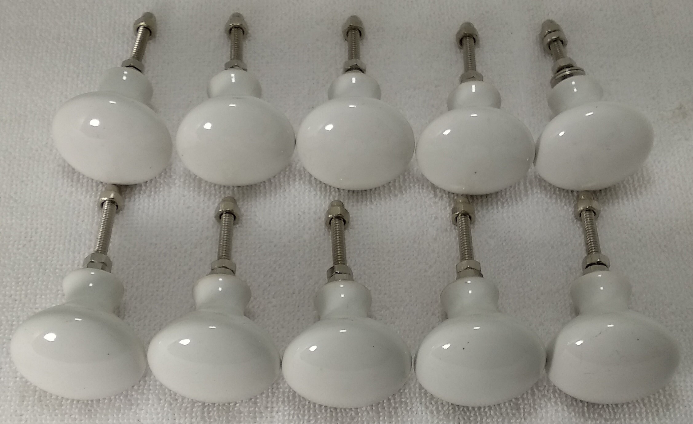 White Color Vintage Ceramic Knobs Kitchen Cabinet Knobs Drawer - Etsy