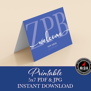 Zeta Phi Beta Inspiré | Bienvenue New Soror | Téléchargement instantané | Carte de voeux imprimable