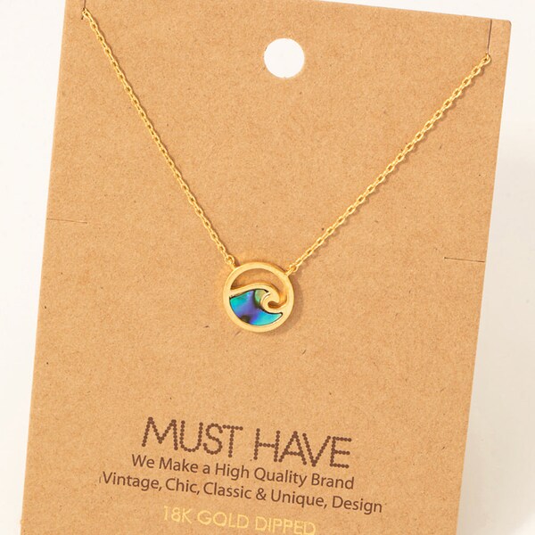 Phoebe Necklace Abalone main image 1
