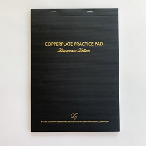 Copperplate Practice Pad - Lowercase Letters