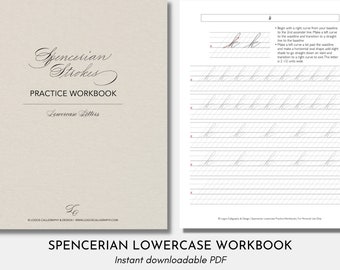 Digital Spencerian Practice Workbook - Lowercase Letters