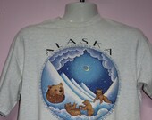 Vintage Clothing Anvil t shirt Alaska t shirt size L