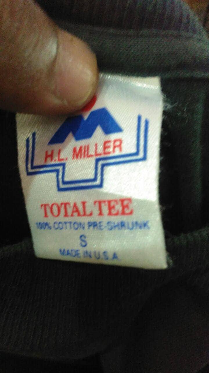 Vintage Clothing 90's Rare Total Tee HL Miller Made in USA Maui Bay Size S  