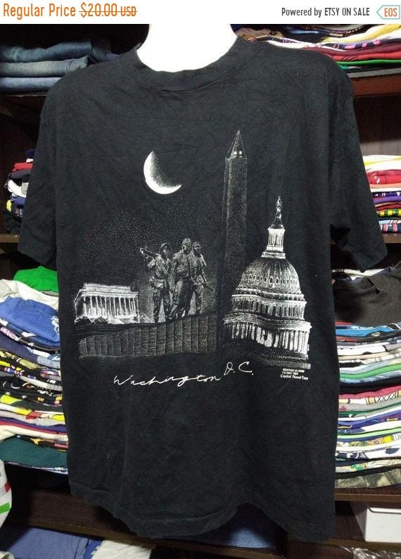 Vintage Clothing 90's Rare Washington DC Capital … - image 2