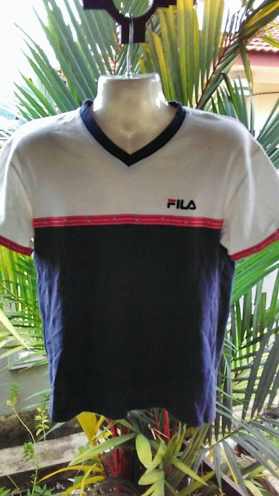 Vintage clothing 90's rare Fila Authentic Sports S
