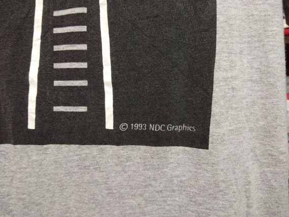 Vintage 90'S Tultex souvenir T-shirt, size L, men's cotton black type Vintage Second Hand