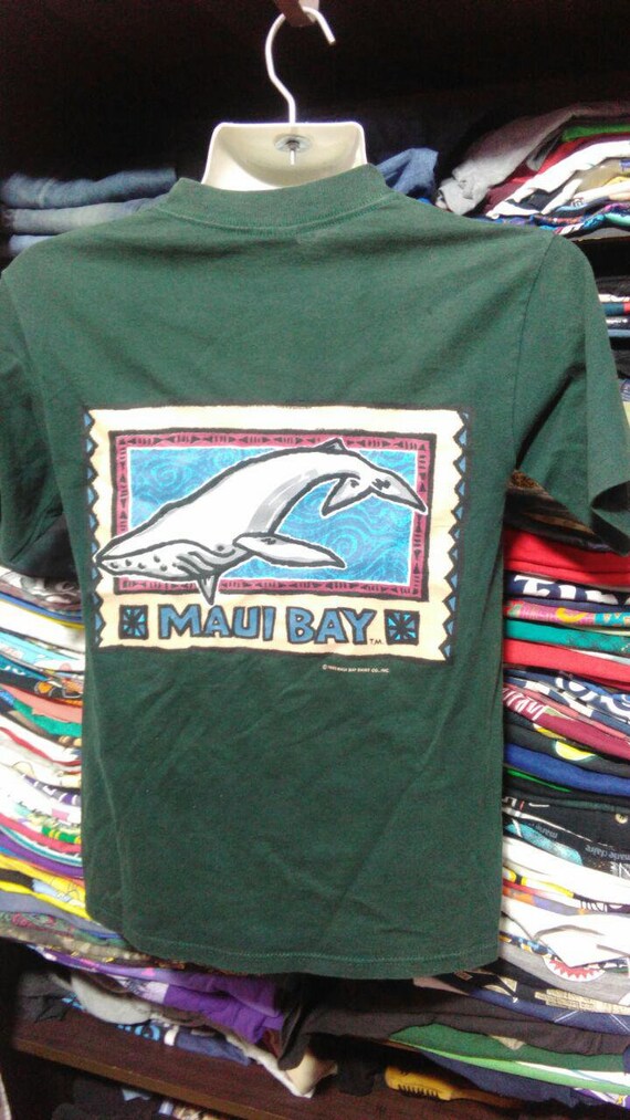 Vintage Clothing 90's Rare Total Tee HL Miller Made in USA Maui Bay Size S  -  Hong Kong