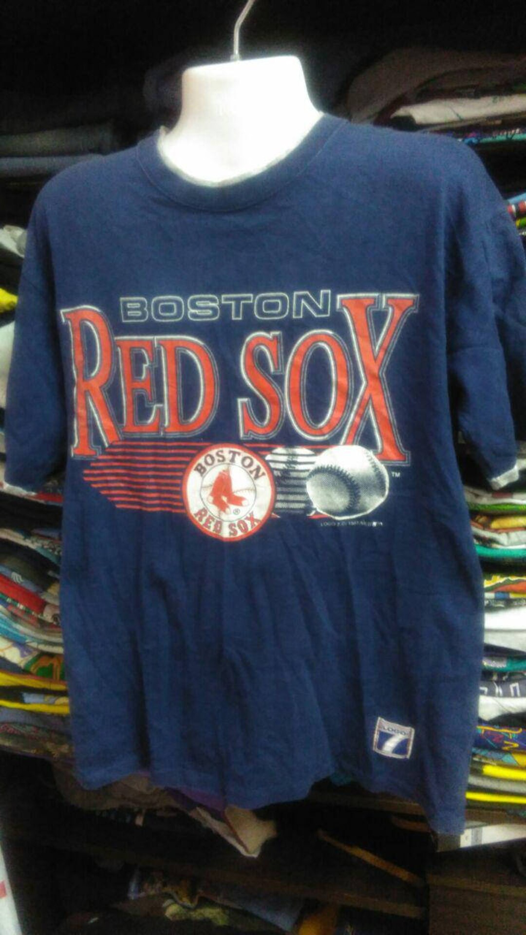 vintage Trench Boston Red Sox MLB baseball 80s t shirt adult xl