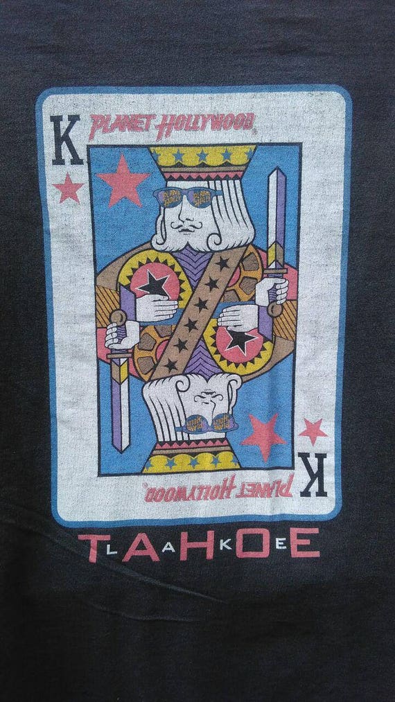 Vintage Clothing 90's Rare Planet Hollywood Tahoe 