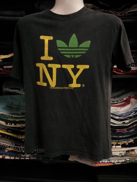 Vintage Clothing 90's rare AAA t shirt I love NY A