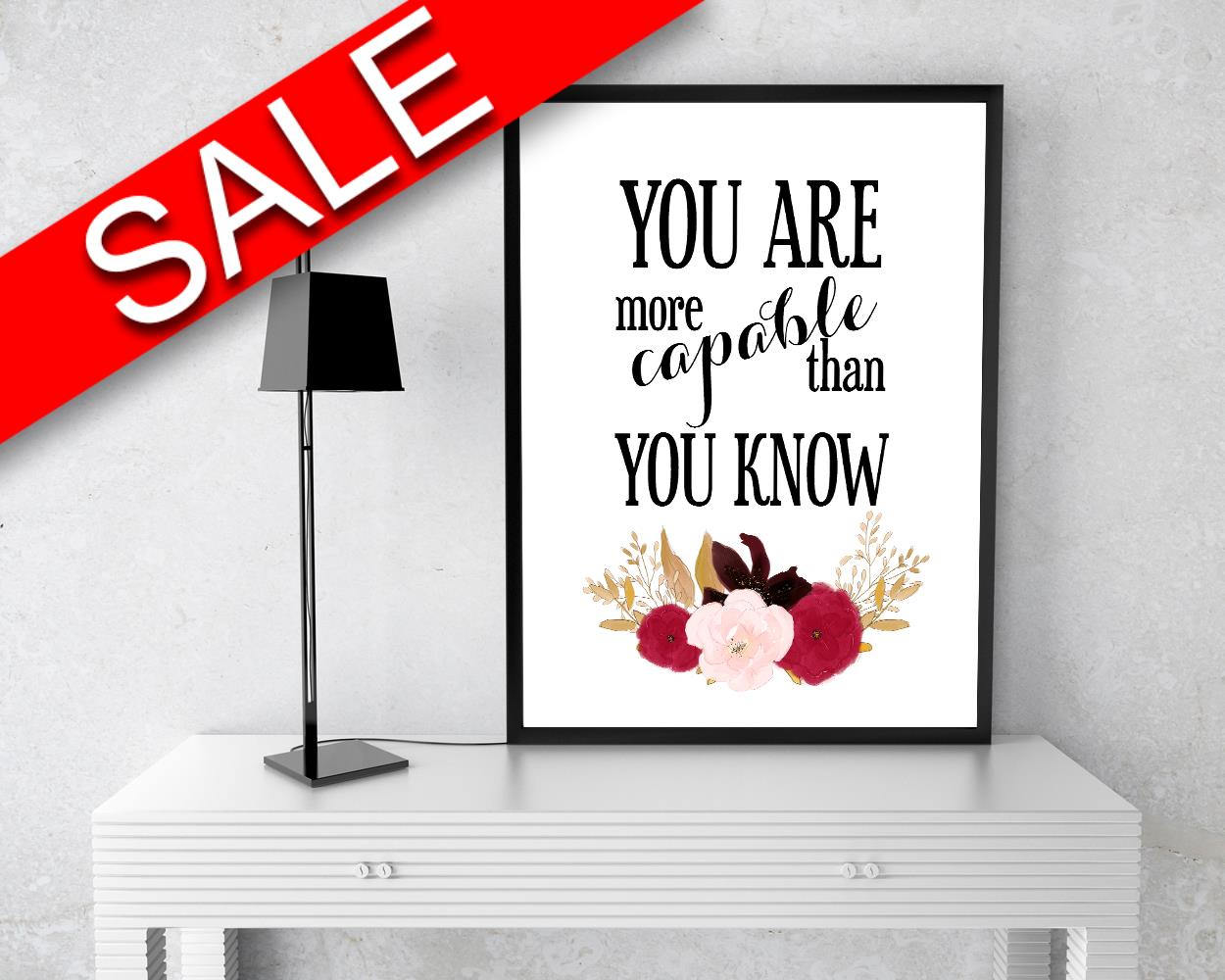 Wall Art Inspiration Digital Print Inspiration Poster Art | Etsy