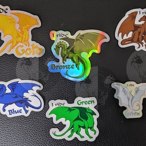 Dragonriders of Pern Vinyl Stickers