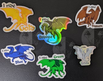 Dragonriders of Pern Vinyl Stickers